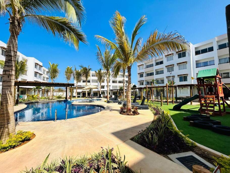 Almarena 403 Hermoso depa privado a 1 min de playa