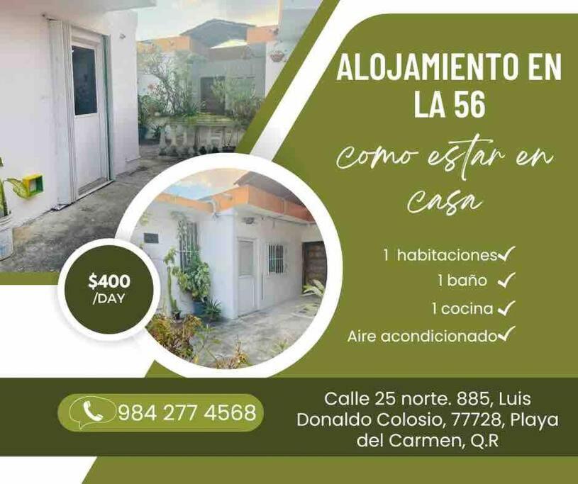 Alojamiento en la calle 56 Playa del Carmen