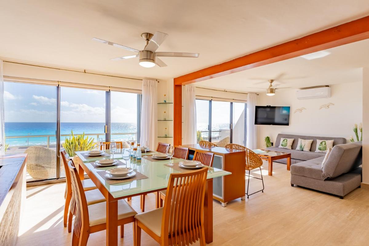 Amazing Caribbean Ocean view at Villas Marlin in Cancun