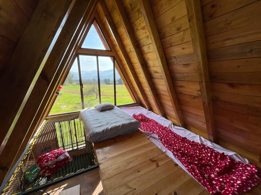 Cabaña en zacatlan de las manzanas encantadora en la montaña con starlink