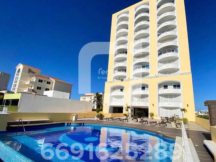 Condominio Miramar, Mazatlan en malecón frente a la playa