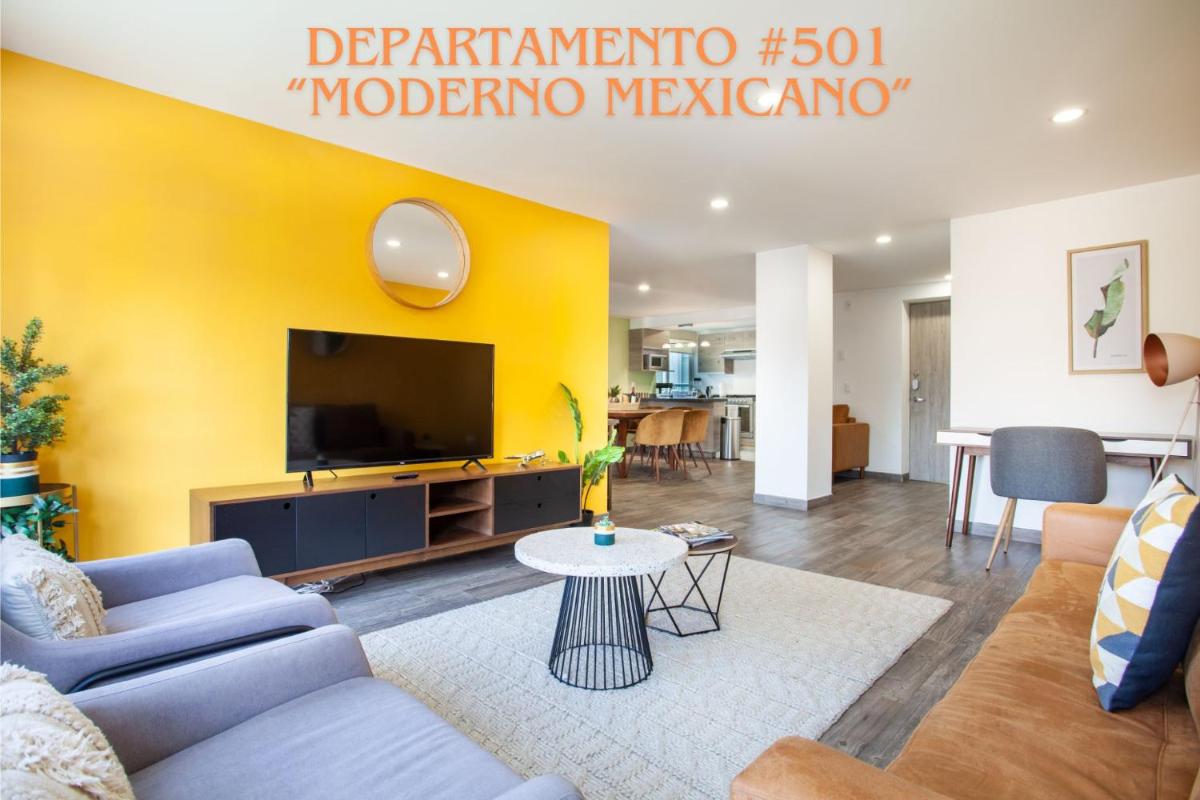 Corazón de Condesa 3 departamentos - 200Mbps WiFi, Roof, Gym