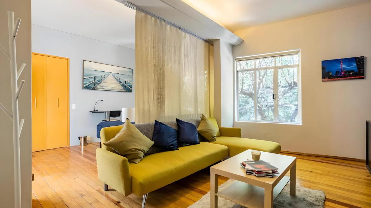 Cozy Condesa Studio w Private patio on Amsterdam!