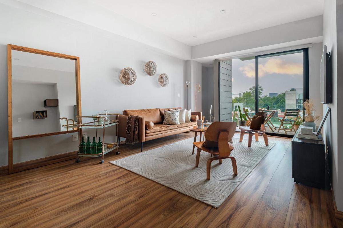 Departamento con 2 recámaras y terraza en Roma Norte