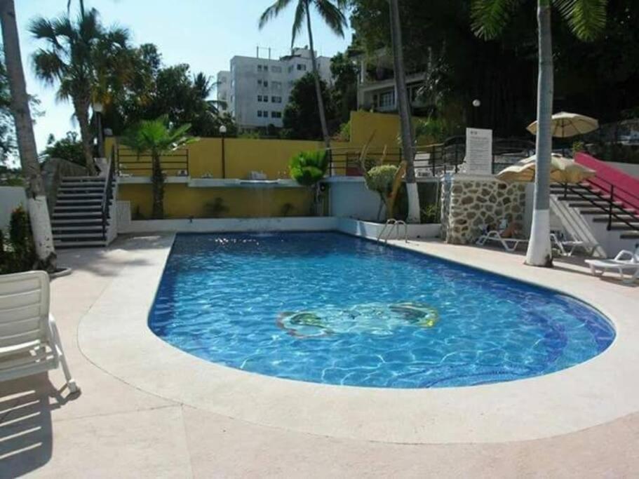 Departamento con vista al mar, albercas y juegos