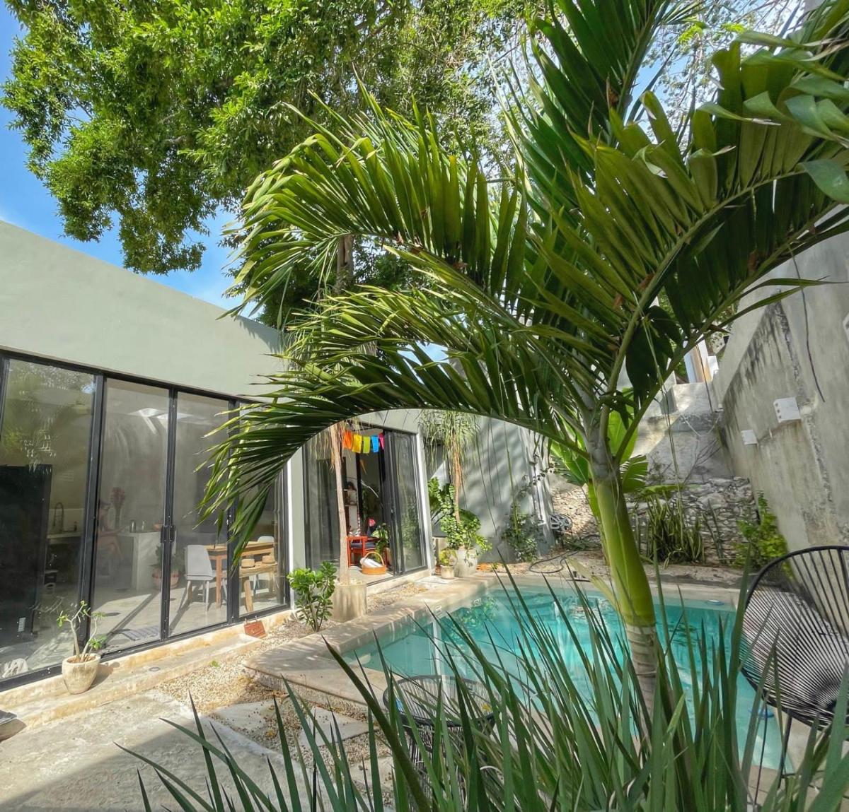 Hidden Oasis 2 BR AC Private Pool Downtown Merida
