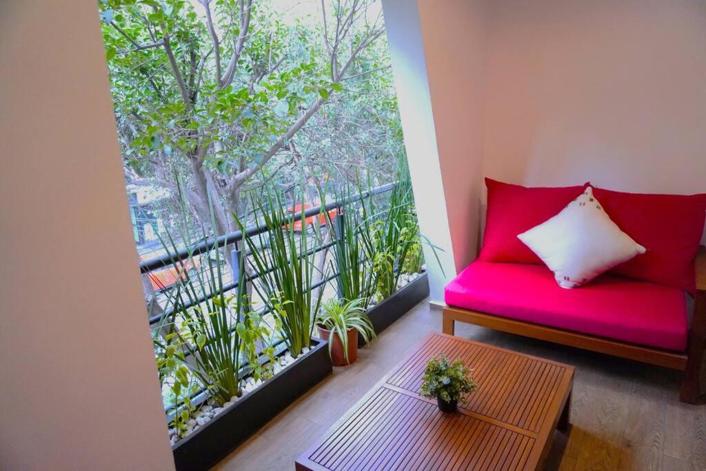 Loft con balcón en Roma Norte
