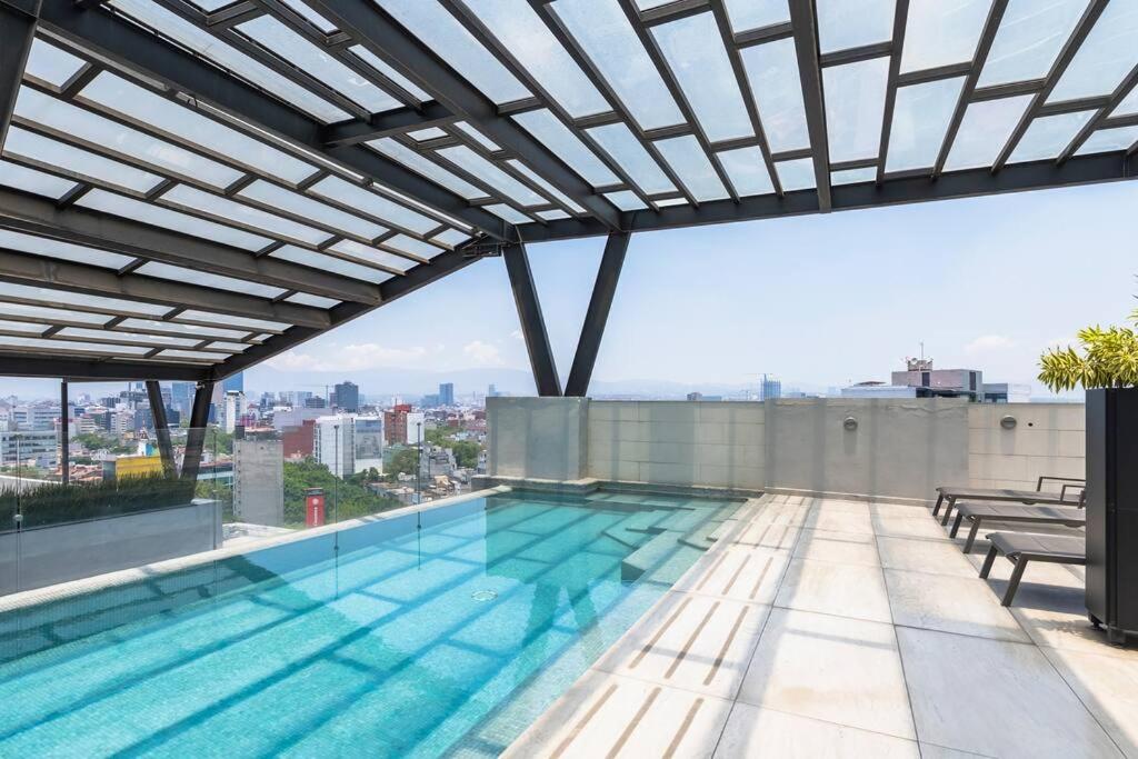 Lovely 3-bedroom with pool in La Roma Norte