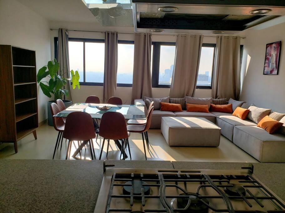 Polanco Carso, 26th.floor+3Bdrm w/skyscraper view!