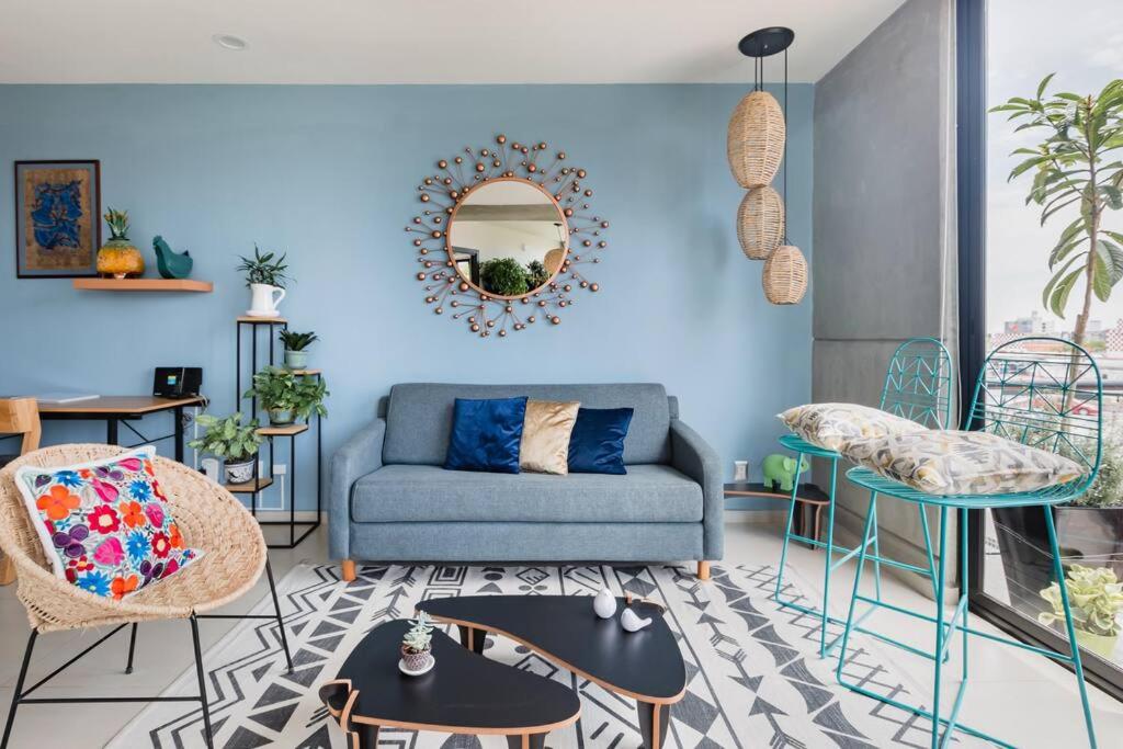 Savor City Views over Breakfast at a Bold, Bohemian Escape