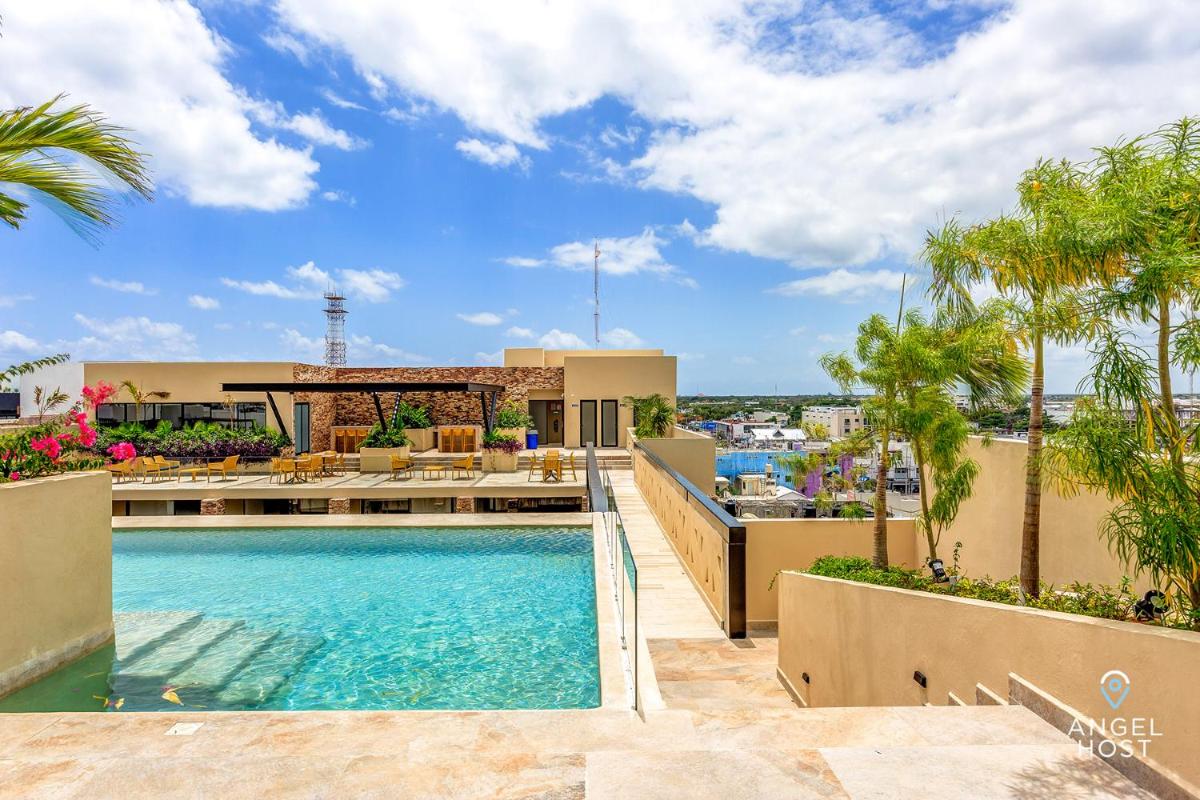 Studio for 4 I Roof Pool, Gym, Lounge & near Beach