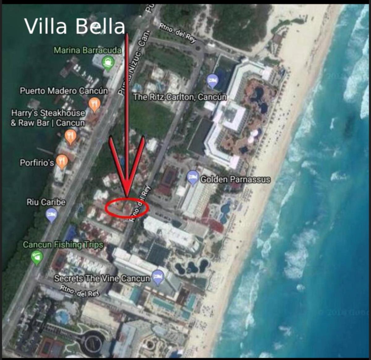 Villa Bella con acceso a la Playa